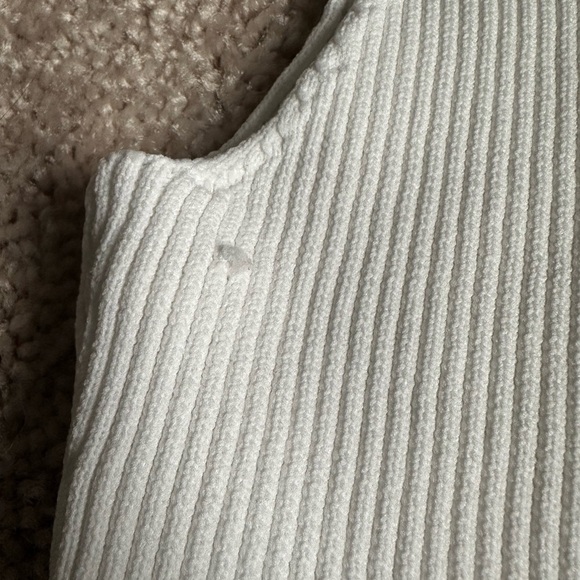 Sincerely Jules White Ribbed Tank Top - Picture 3 of 4